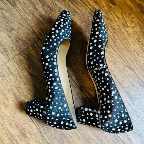 NWT Talbots black/white polka dot pumps - Picture 4 of 6